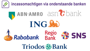 Een digitale incasso machtiging kan met deze banken